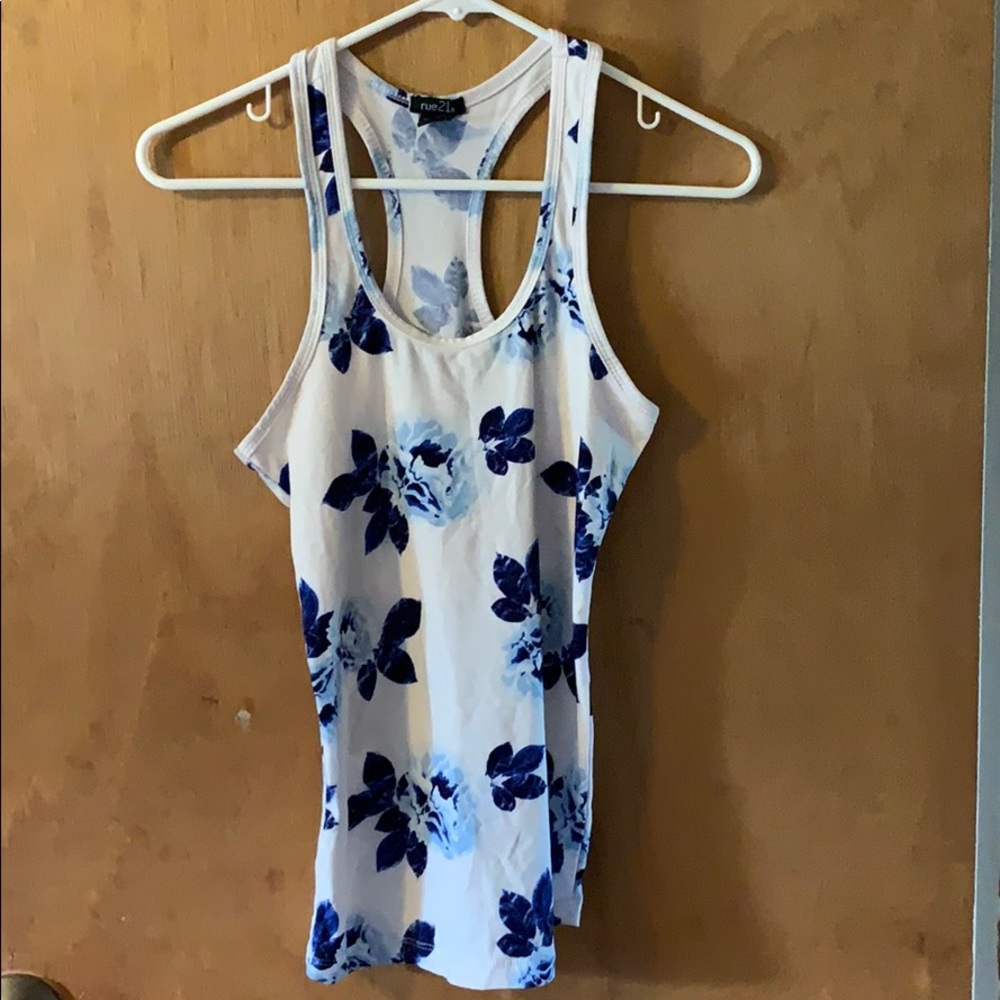 Racer back tank top